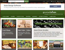 Tablet Screenshot of gourmetbritain.com